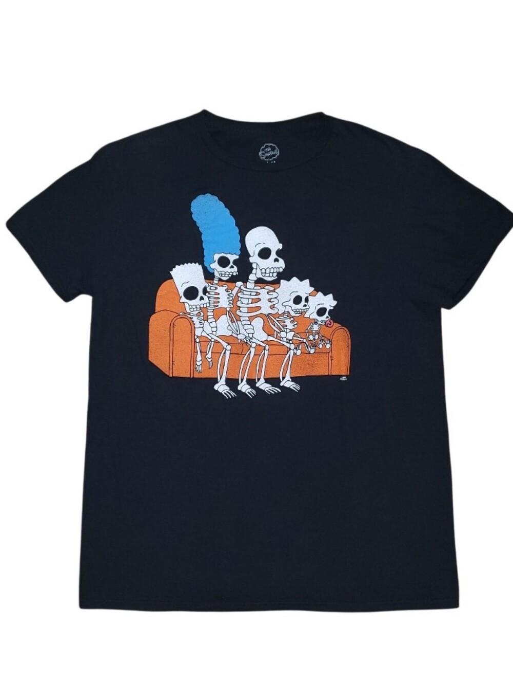 The Simpsons Skeleton Family On Couch Shirt Treehouse Of Horror Halloween